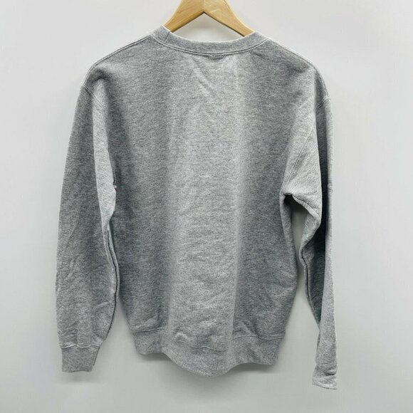 BP Womens Size Small Evil Eye Voted Graphic Crew Neck Pullover Sweatshirt Gray - Picture 4 of 7